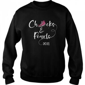 Chucks And Pearls  Shoes Sweatshirt